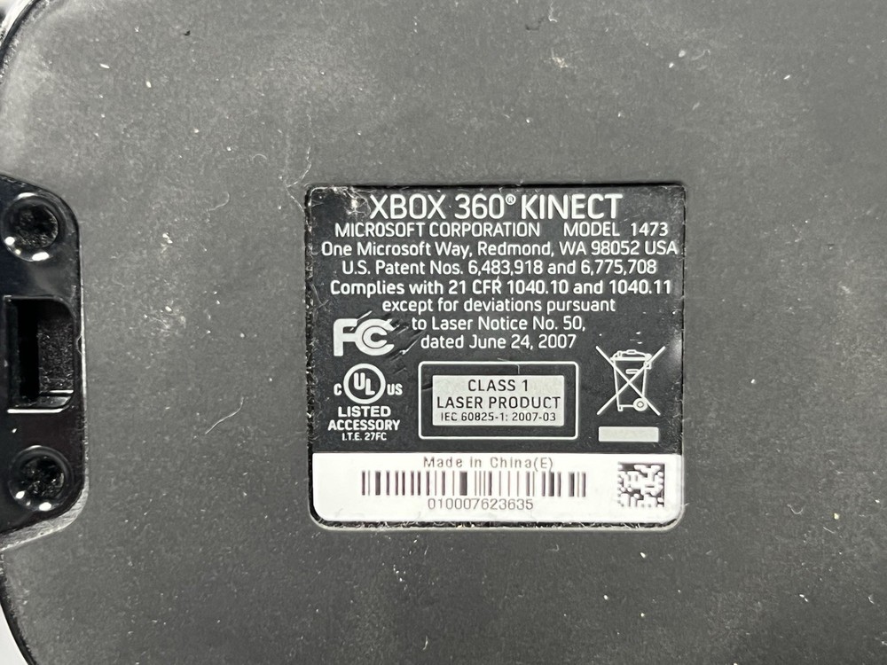 Microsoft Xbox 360 Kinect Motion Sensor Bar Model 1473