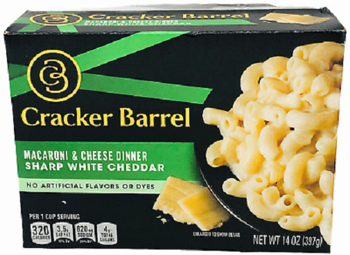 Cracker Barrel Macaroni & Cheese Dinner Sharp White Cheddar 2 Pack