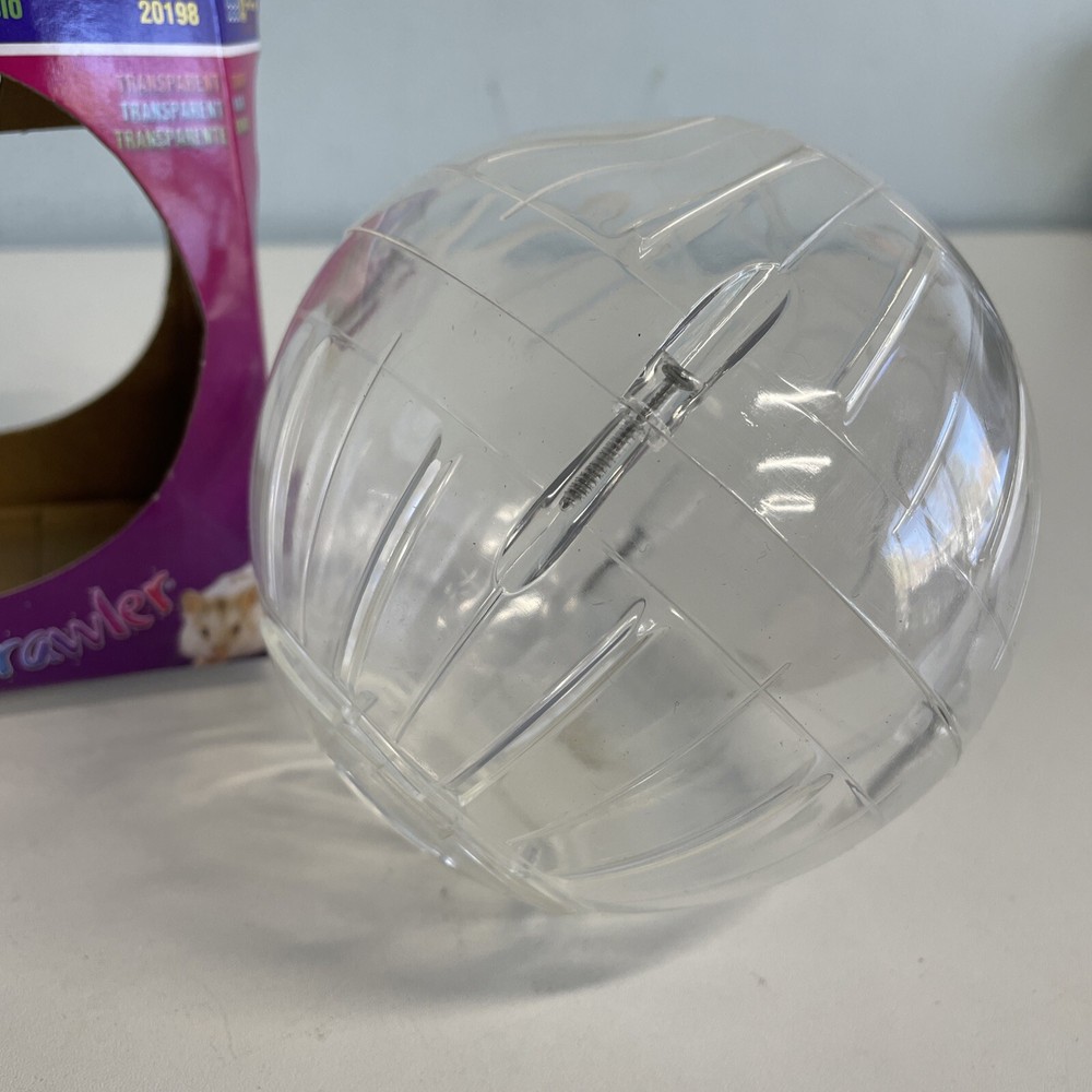 Lee's Kritter Krawler Mini Exercise Ball 5" Clear Open/Return