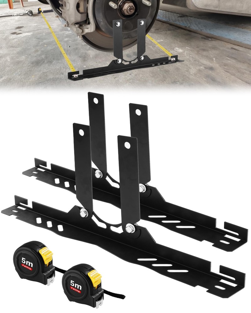 Upgraded Wheel Alignment Tool Kit, Toe Alignment Tool Plates with E... Fast Ship