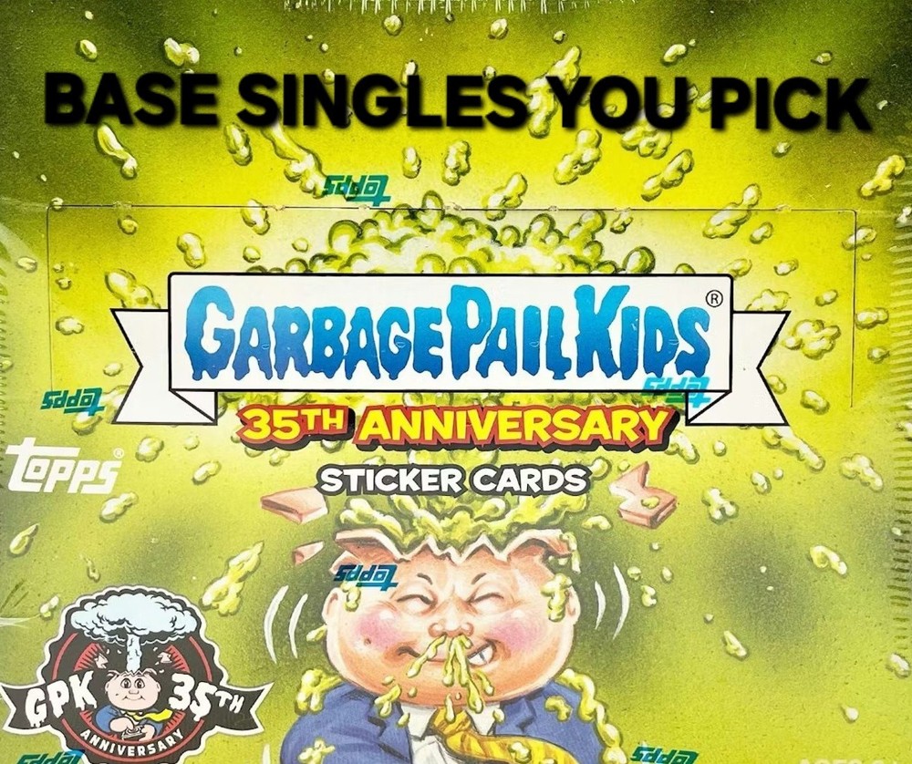 GPK 35th Anniversary, Pick a Card, Base Singles