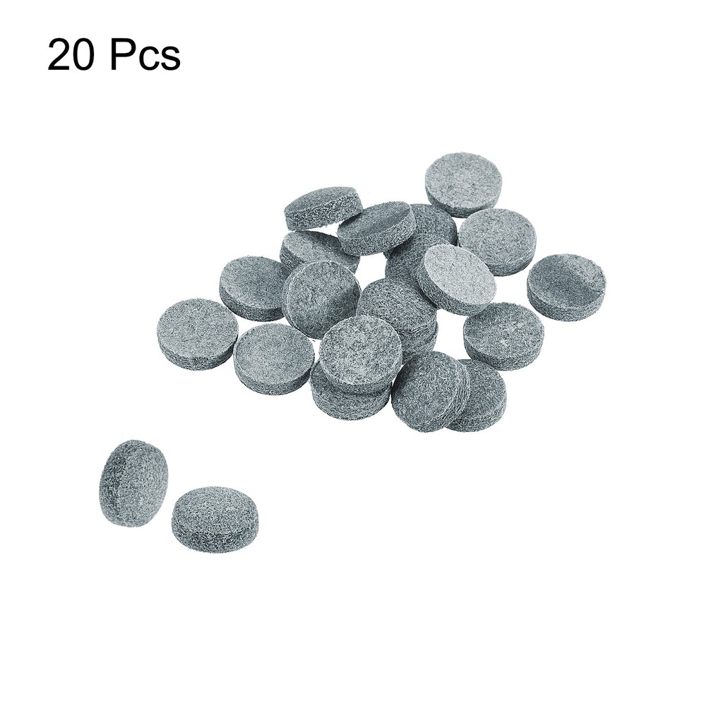 13mm Billiard Slide Stick Tips, 20pcs Replacement Tips, Grey