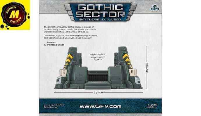 Gothic Sector: Legion Bunker (x1) -#BB662 - Sci-fi Terrain