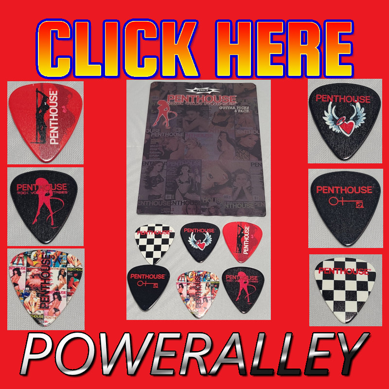 Penthouse guitar picks collectors 6 pack(1 of each pick)