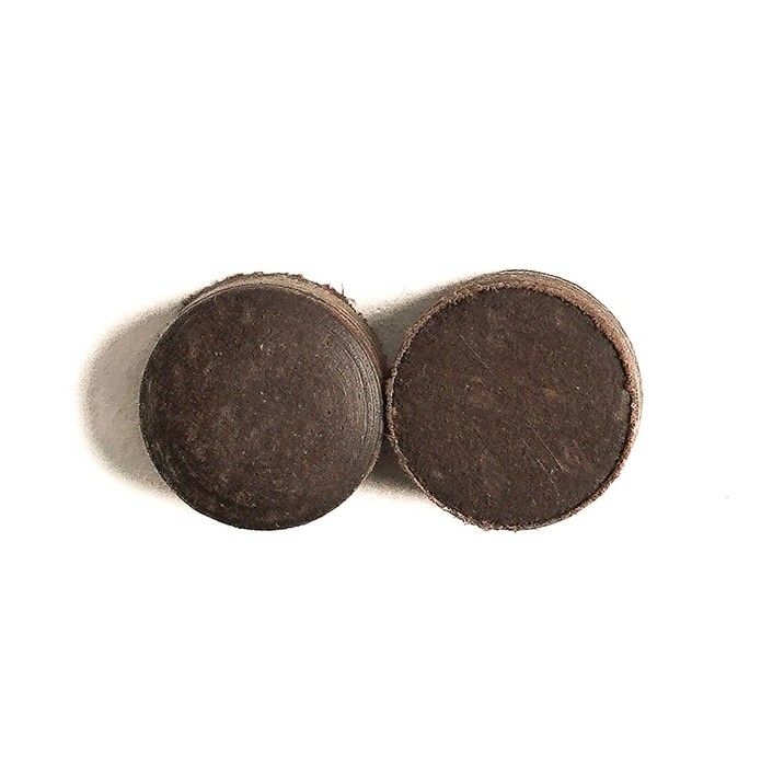 Super Pro Cue Tip Brown Laminated Pool Cue Tips - Medium Hard Tip