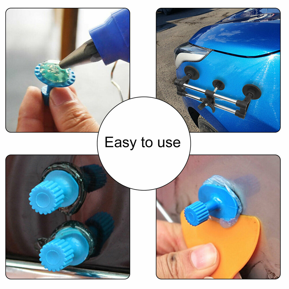 Car Paintless Dent Puller Bridge Tool Lifter Auto Body Repair Hail Removal Kit~
