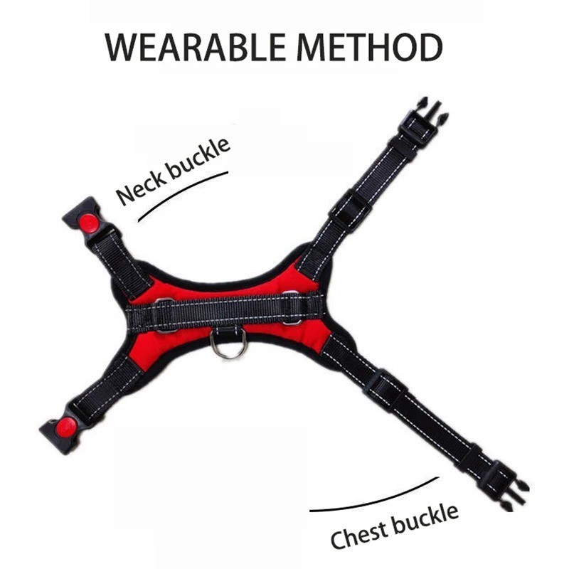 No Pull Dog Pet Harness Adjustable Control Vest Dogs Reflective XL