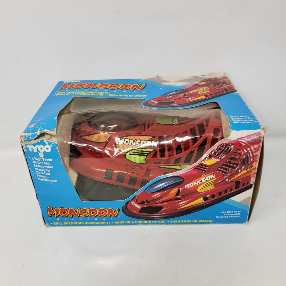 Tyco Monsoon Hovercraft Real Operating Hovercraft 1990 AS-IS