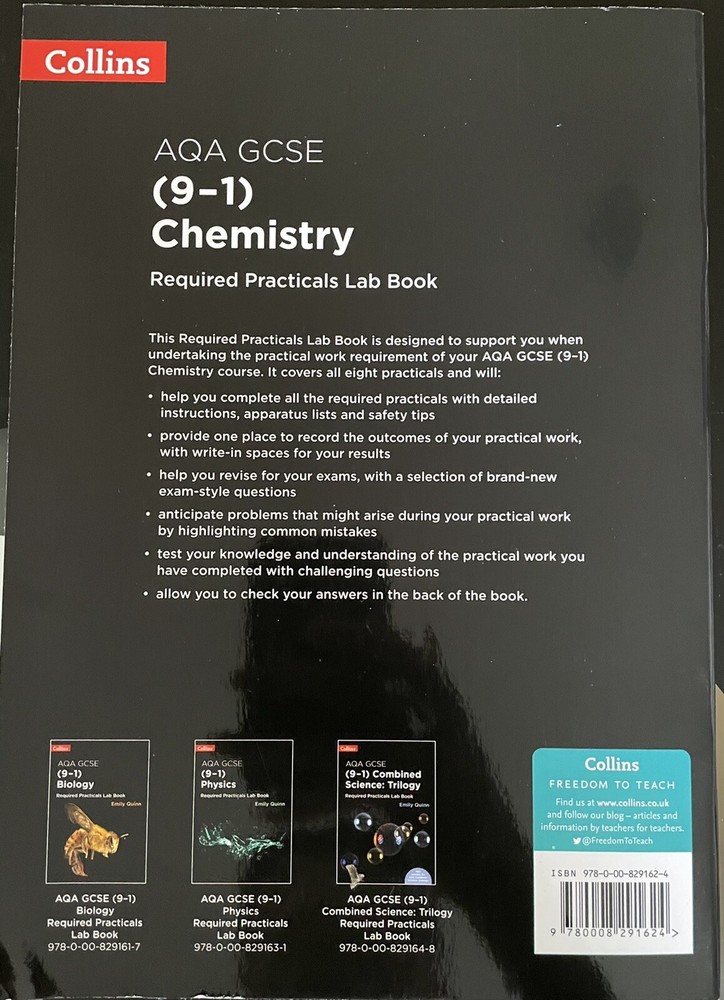 AQA GCSE CHEMISTRY PRACTICALS LAB Book