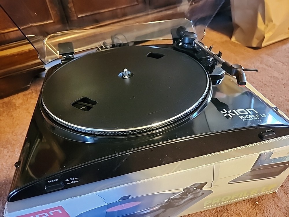 ION Audio PROFILE LP Turntable Vinyl Conversion
