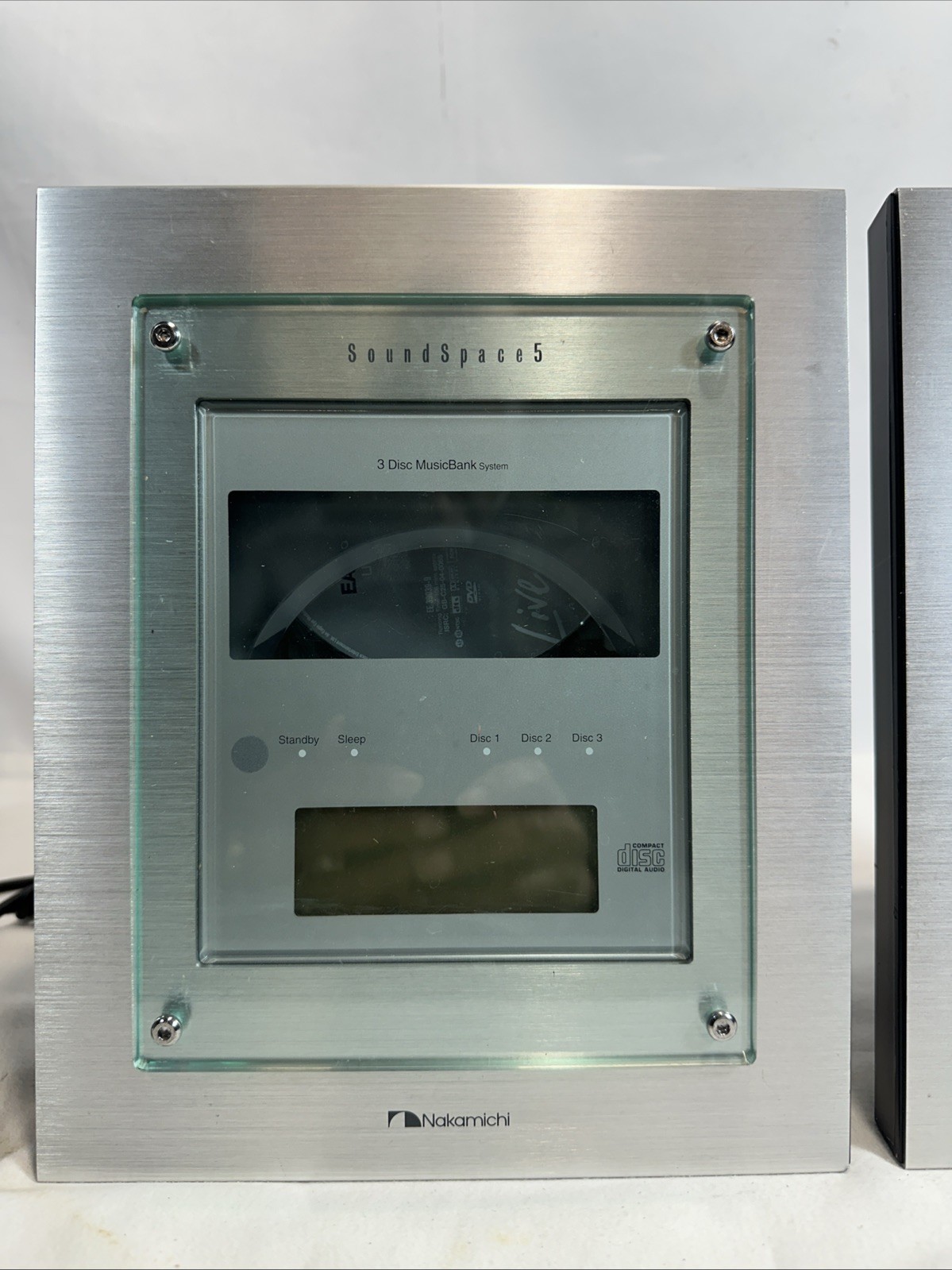 PRISTINE Nakamichi SoundSpace5 3-Disc Music System WITH NO Power Supply/Cord