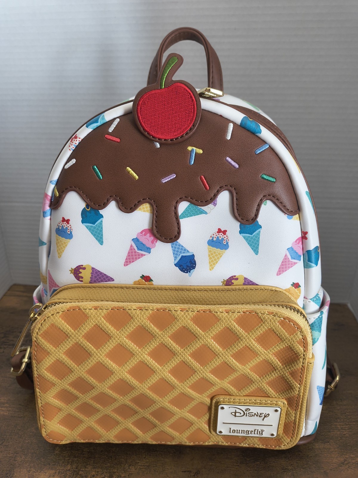 Loungefly Disney Princess Ice Cream Cone Mini Backpack Pre Own