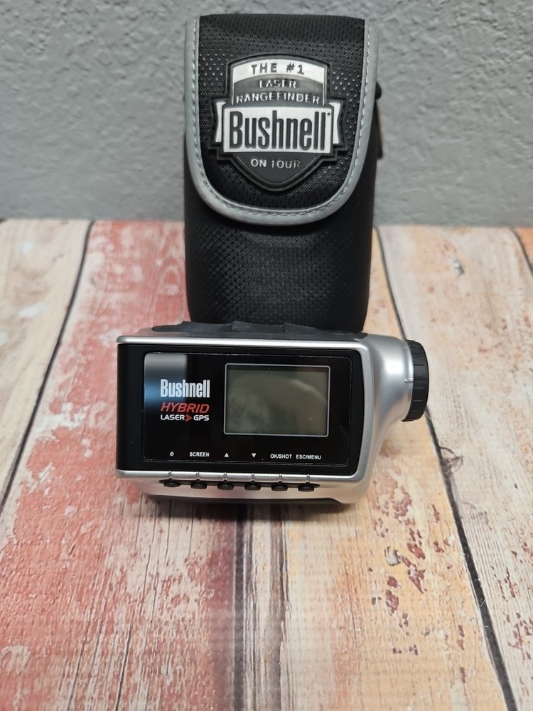 Bushnell Hybrid Laser GPS Golf Rangefinder with Case