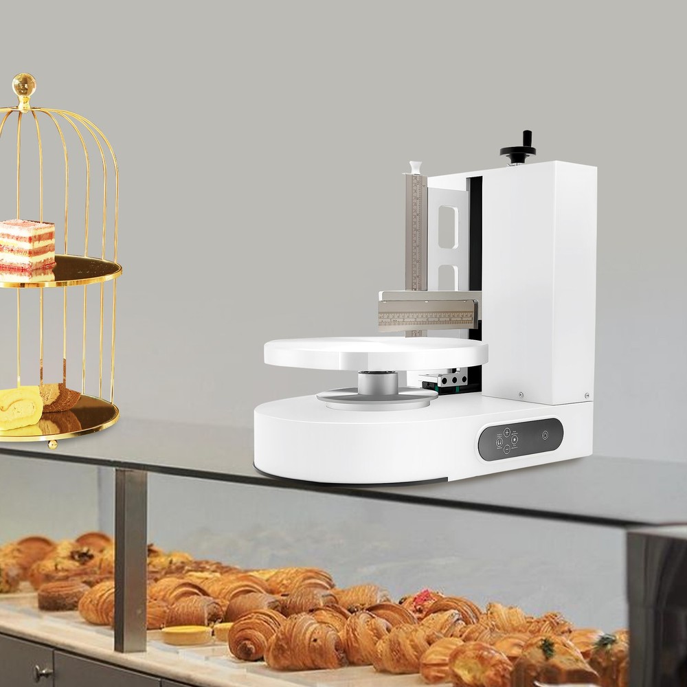 Birthday Cake Cream Smooth Coating Decor Machine Cake Cream Spreading Machine