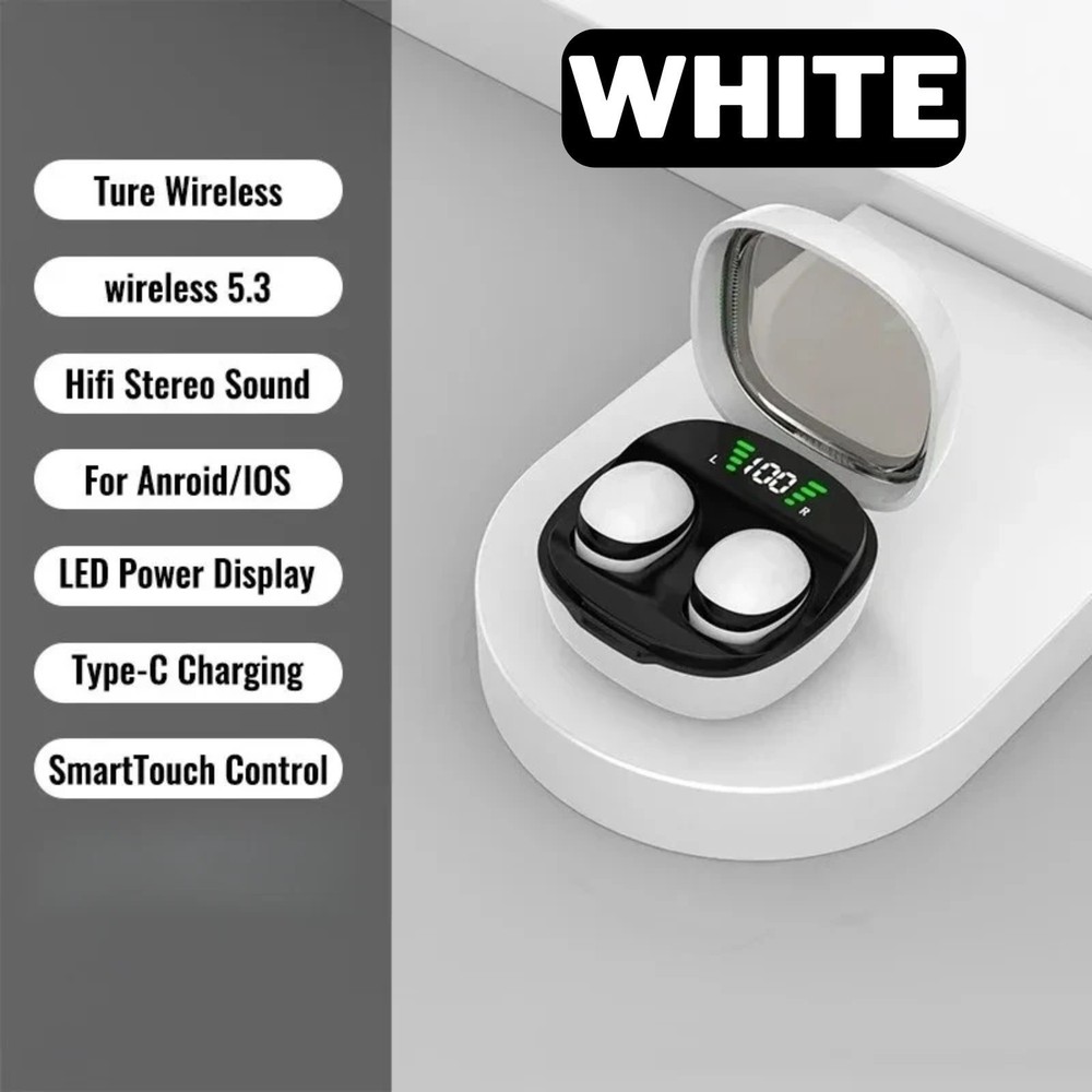 Mini Invisible Earbuds Wireless Bluetooth Earphones for Small Ears Tiny Low Prof