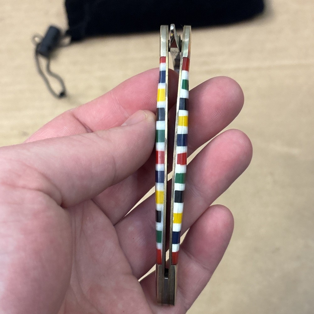 Schrade Walden 65th 2011 Razor Blade Candy Stripe