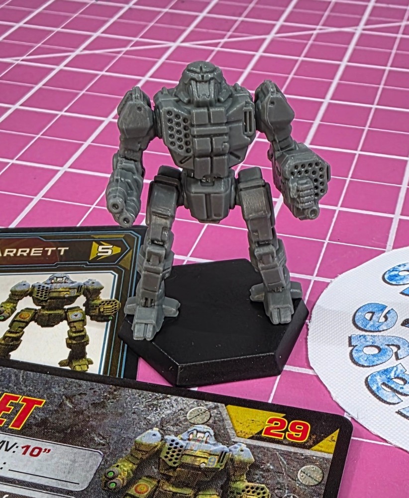 BattleTech Trebuchet Mech -- Inner Sphere Fire Lance + Cards