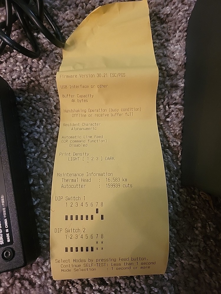 Epson TM-T88V Thermal Receipt Printer USB M244A