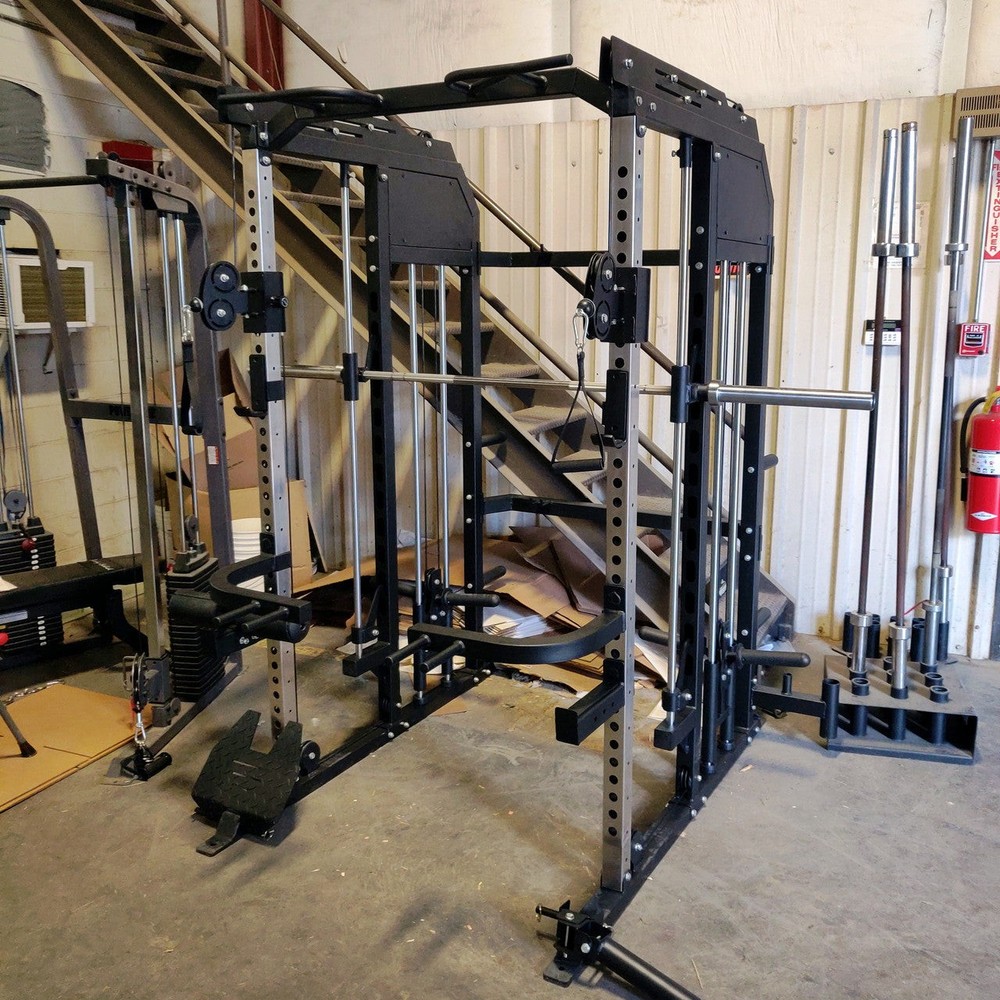 NEW Light Commercial Trainer Power Rack with Smith Machine, Functional Trainer