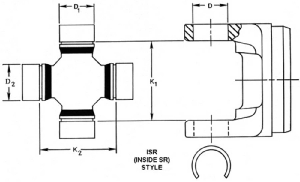 Universal Joint-FSFT DANA Spicer 15-1206X
