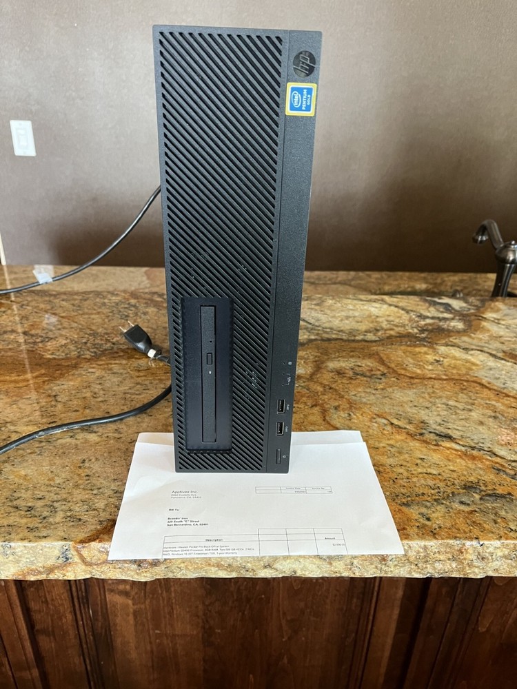 Micros RES 3700 HP Back Office System Intel Pentium G5400 Micros RES installed