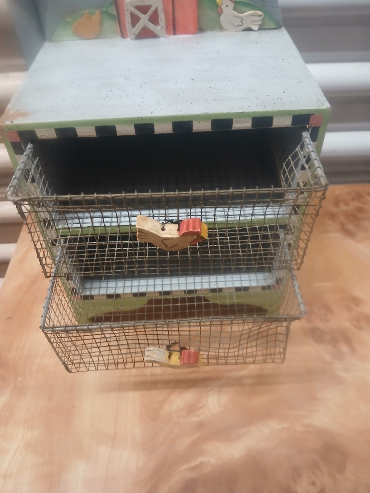 Chicken Coop/Hen House Egg Storage 8"×7"×5" Rustic Decor