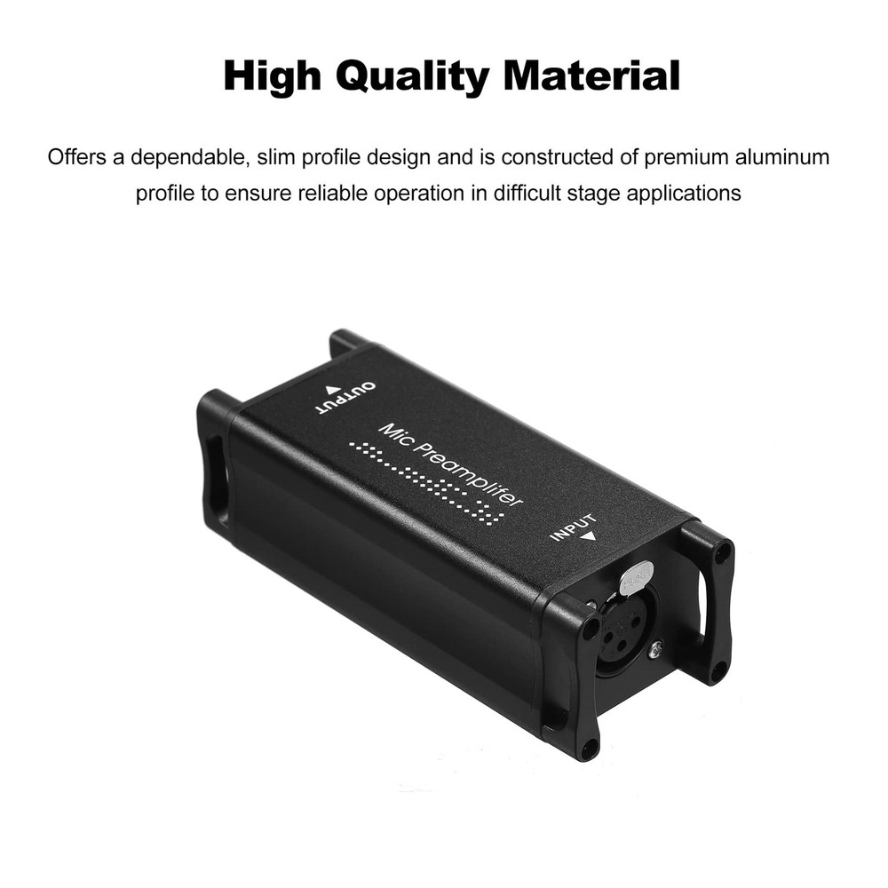 Mic Preamp, Microphone Preamp Audio Microphone Preamp Preamplifier Home Audio...