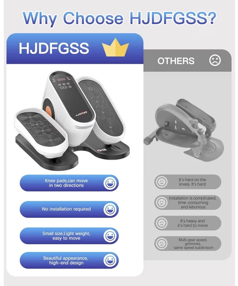 HJDFGSS Oscillating Vibration Platform, Bidirectional Elliptical, Remote