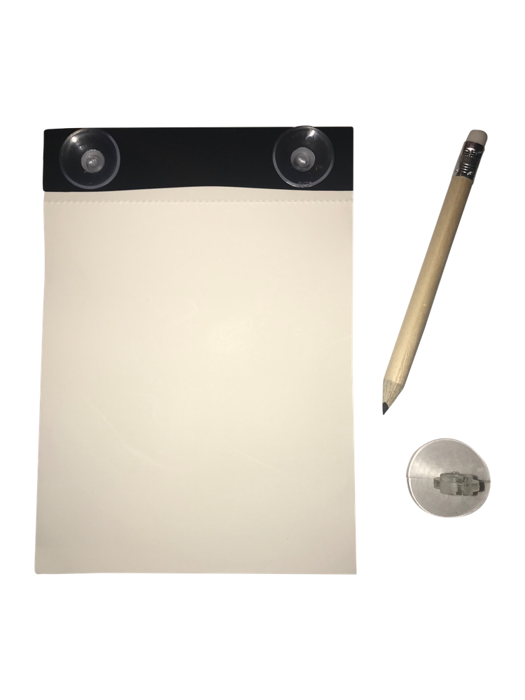 Waterproof Notepad - Shower Notepad with Pencil for Taking Notes in the Shower