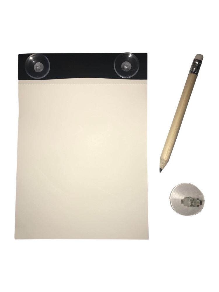 Waterproof Notepad x2 Shower Notepad with Pencil - Aqua Notes for Shower