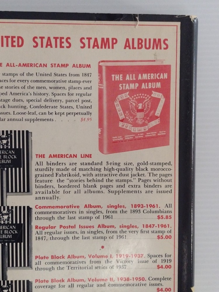 Minkus New American Stamp Catalog 1963 Edition with Dust Jacket