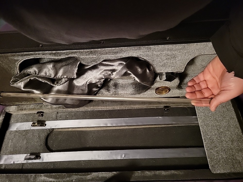 4/4 Violin Case With Hygrometer And Tube