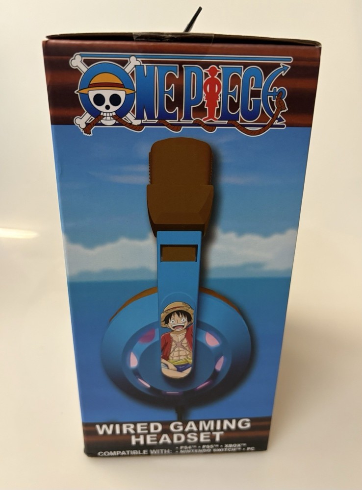 ONE PIECE Wired Gaming Headset GLOWING LED LIGHTS Multi Compatible Platform New