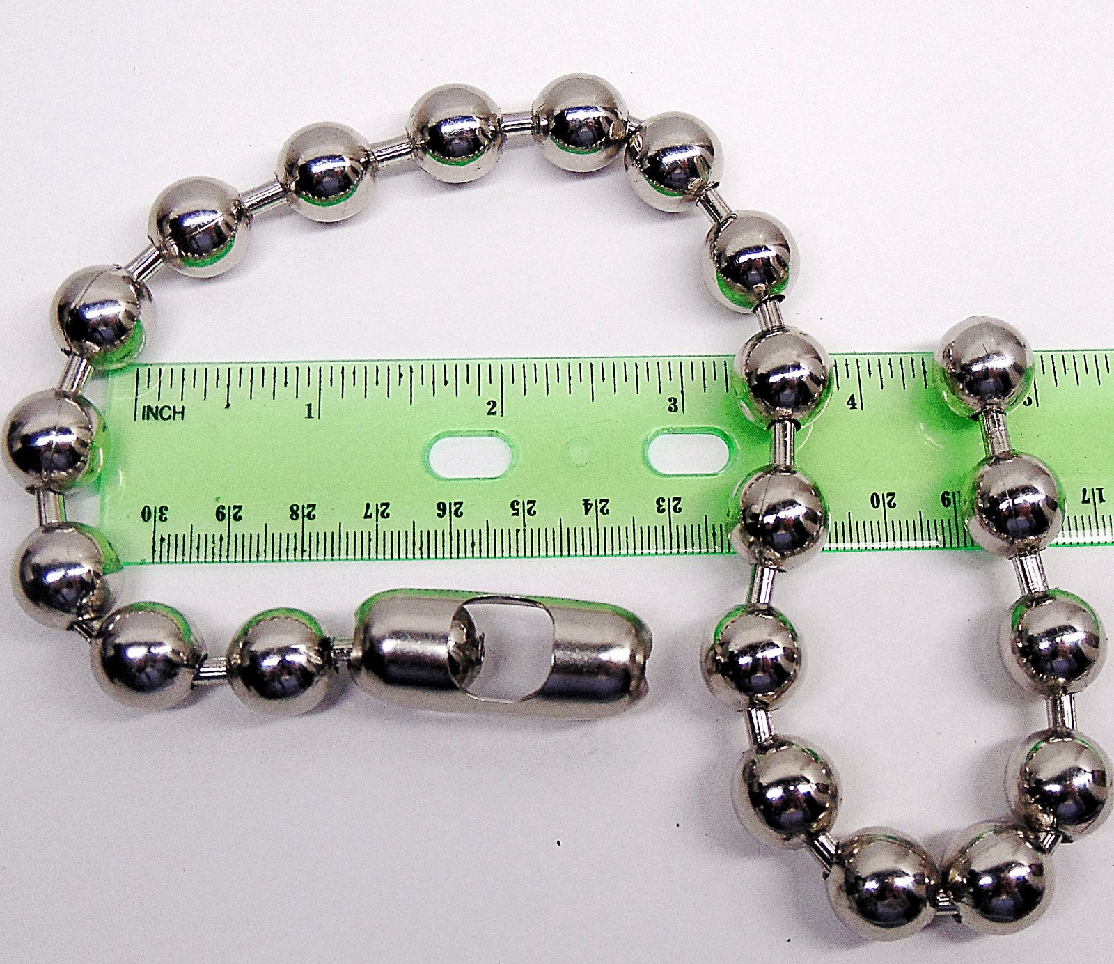 SUPER Chunky 16mm Steel Ball Chain Necklace Choker ~ HUGE ! ! NPS Goth Grunge