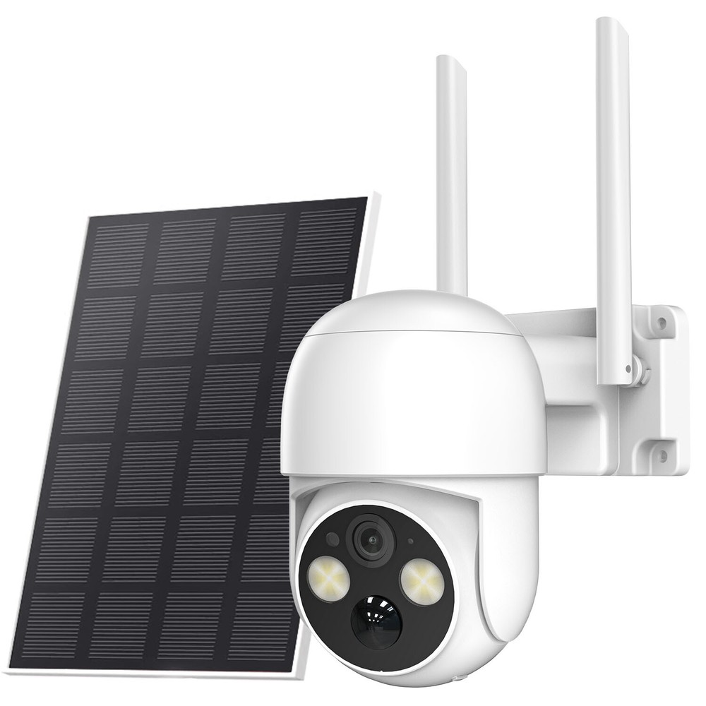 4MP Wireless Wi-Fi Solar Camera Outdoor Solar Powered Security Camera System 360