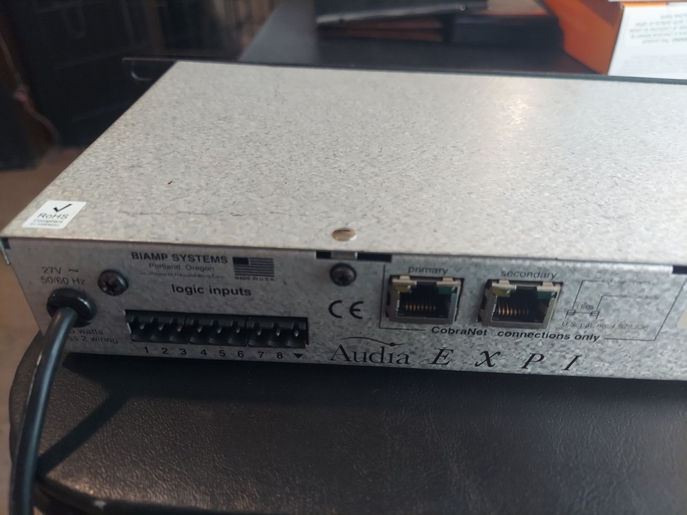 BIAMP AUDIA EXPI COBANET AUDIO INPUT EXPANDER untested