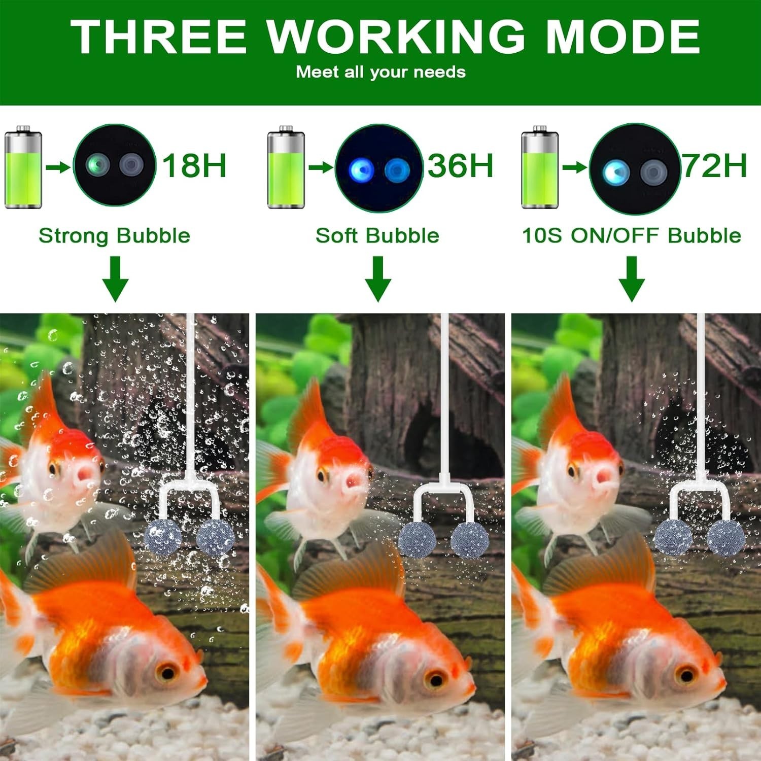 Solar Pond Aerator with Air Pump 3 Modes 4W for Fish Tanks, Ponds, Hydroponics