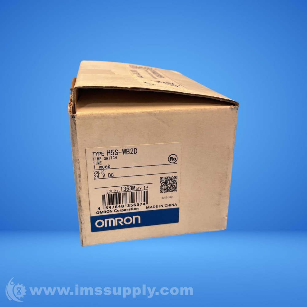 Omron H5S-WB2D Weekly and Yearly Digital Time Switch FNOB