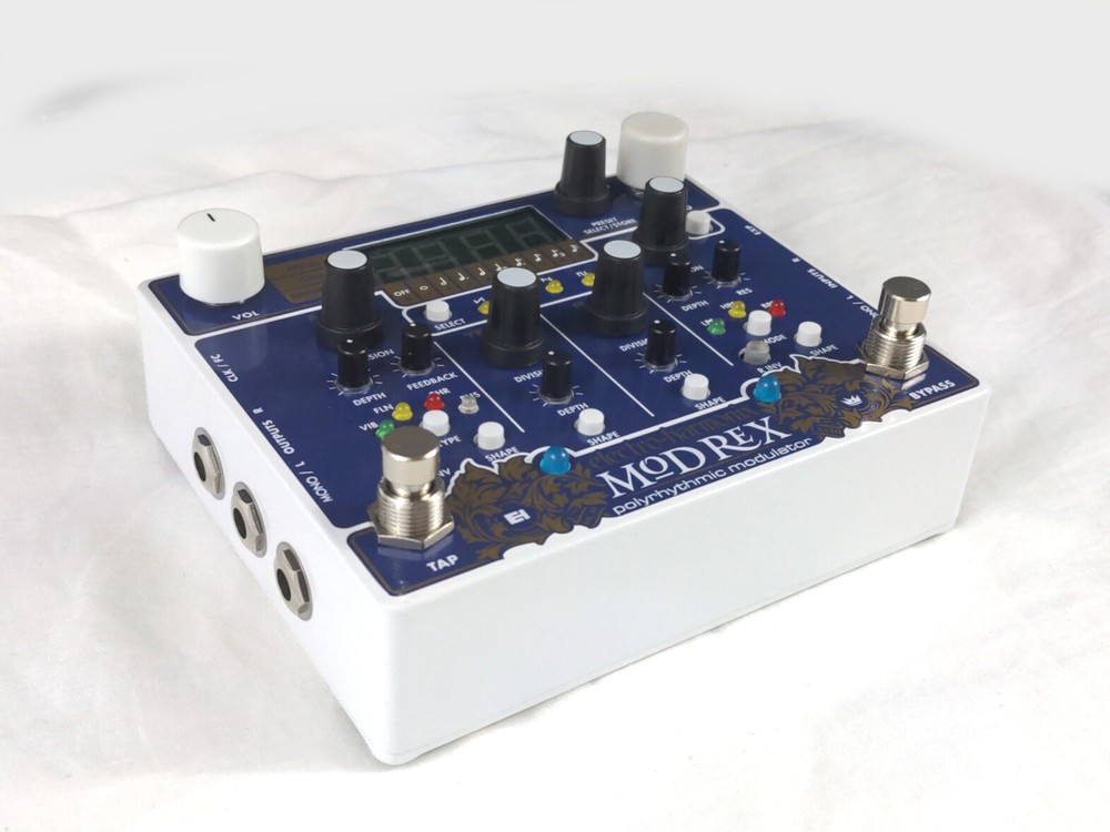 Used Electro-Harmonix EHX Mod Rex Polyrhythmic Modulator Pedal! Modrex!