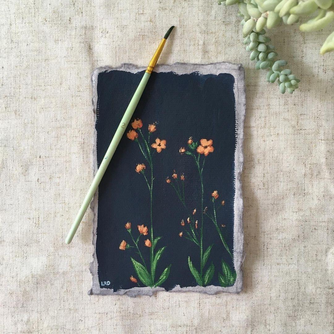 Watercolor Paper Cold Press 200 GSM Blank Handmade Cotton Deckle Edge 50 Sheets