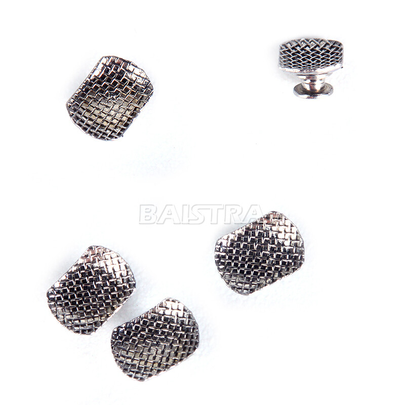 AZDENT Dental Orthodontic Lingual Buttons Bondable Round /Rectangular Base