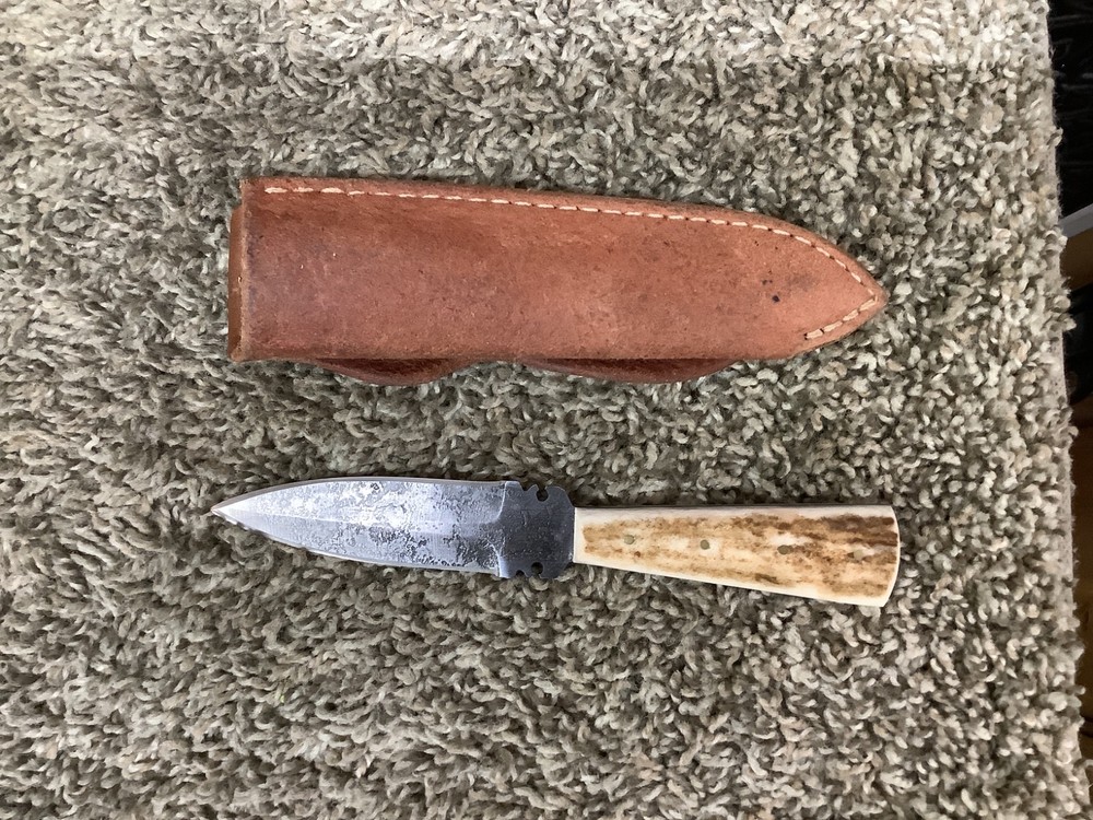 Pine Ridge Custom Boot Knife 6 With Sheath