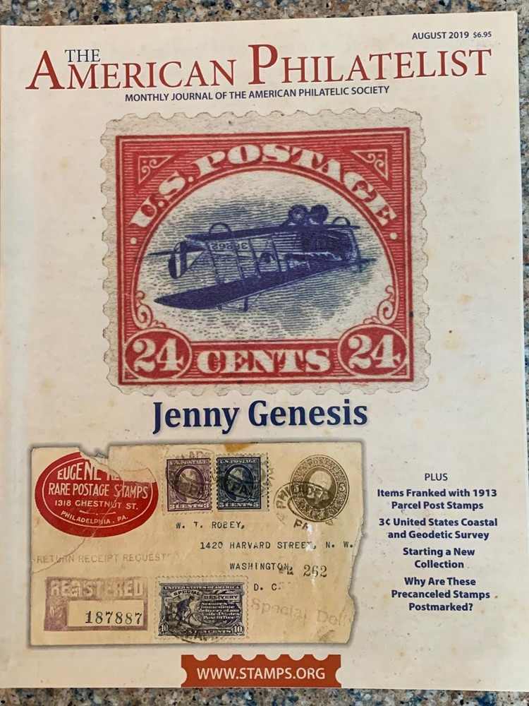 American Philatelist Magazine  2019, August