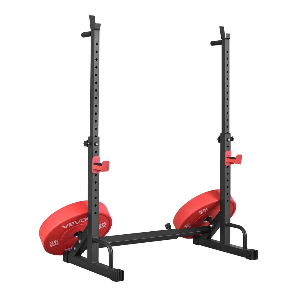 Compact Power Cage: 6.9 sq.ft, 550lb Support, Adjustable J-Hooks & Width