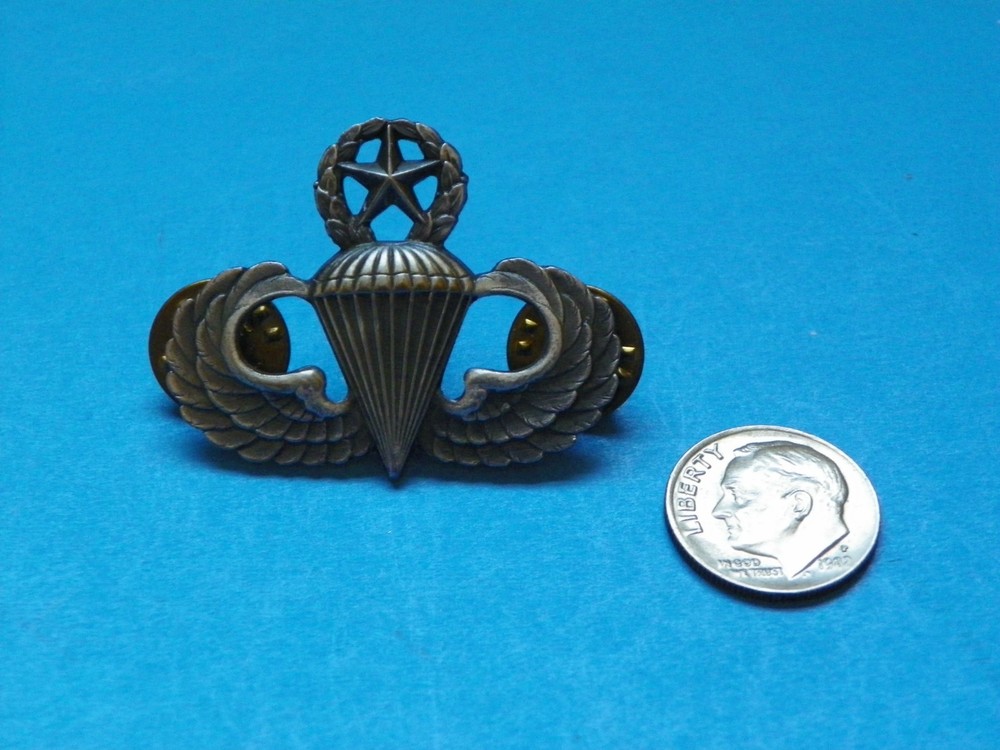 VIETNAM ORIGINAL MASTER PARACHUTIST WING-MAKER MARKED