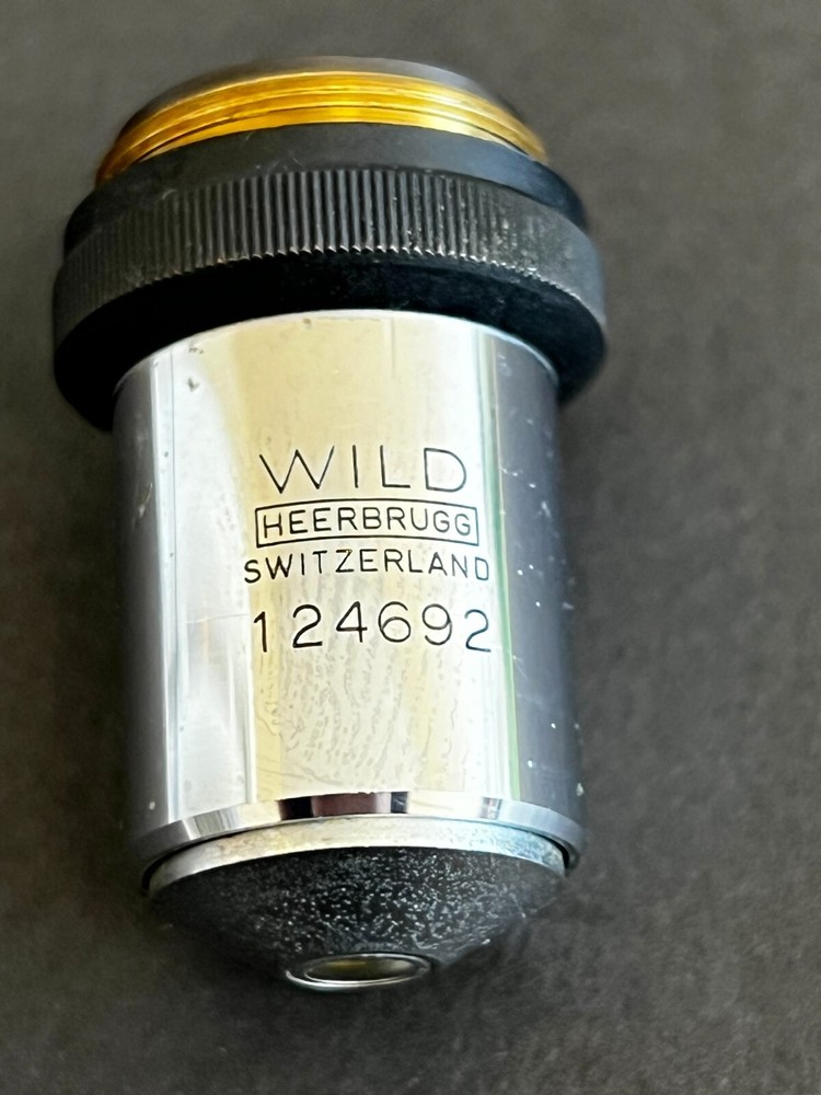 A2: Wild Heerbrugg 10/0,25 Microscope Objective (124692)