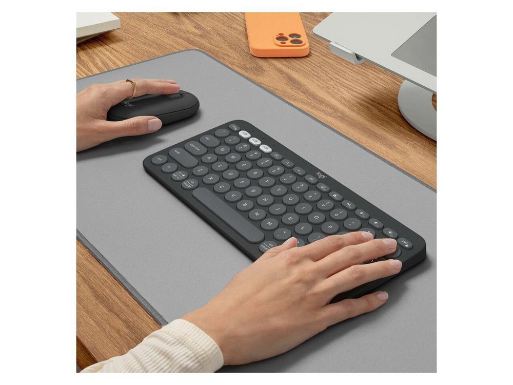 Logitech Logitech Pebble 2 Combo Keyboard & Mouse - USB Type A Wireless Bluetoot