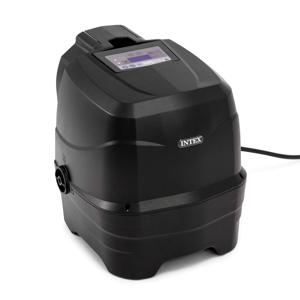 Intex PureSpa Plus Inflatable Square Hot Tub Spa with Maintenance Accessory Kit