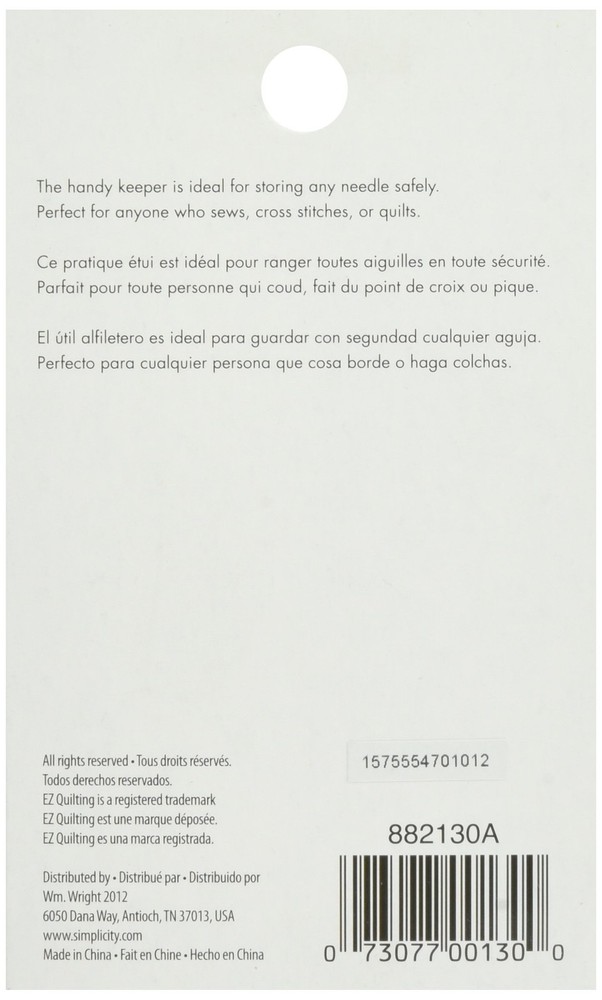 Wright Products 882130 Magnetic Needle Keeper