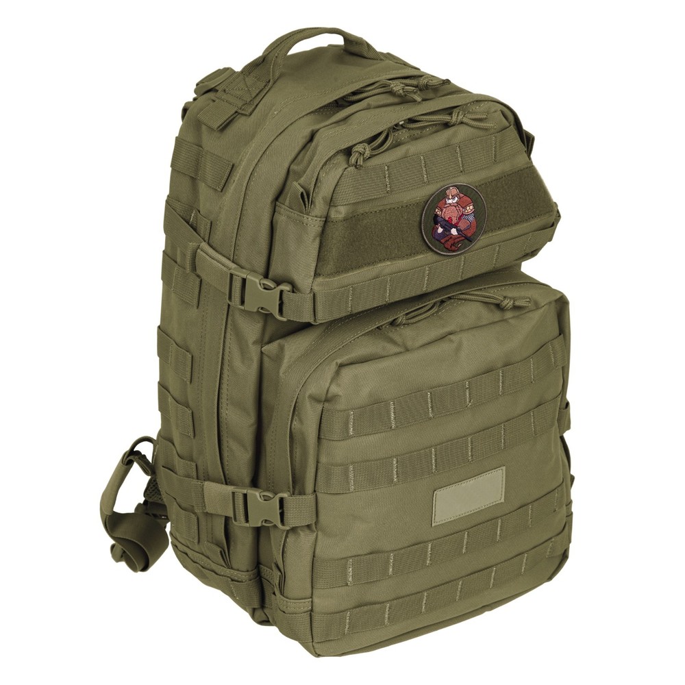 Embroidered Patch “Borodach” (Bearded Warrior) Round Tactical Patch 8 cm